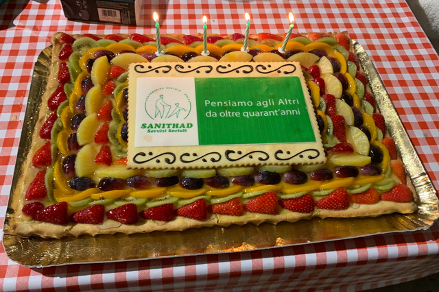 torta 40 anni Sanithad